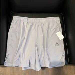 NEW Reebok Men's Light Gray Athletic Shorts